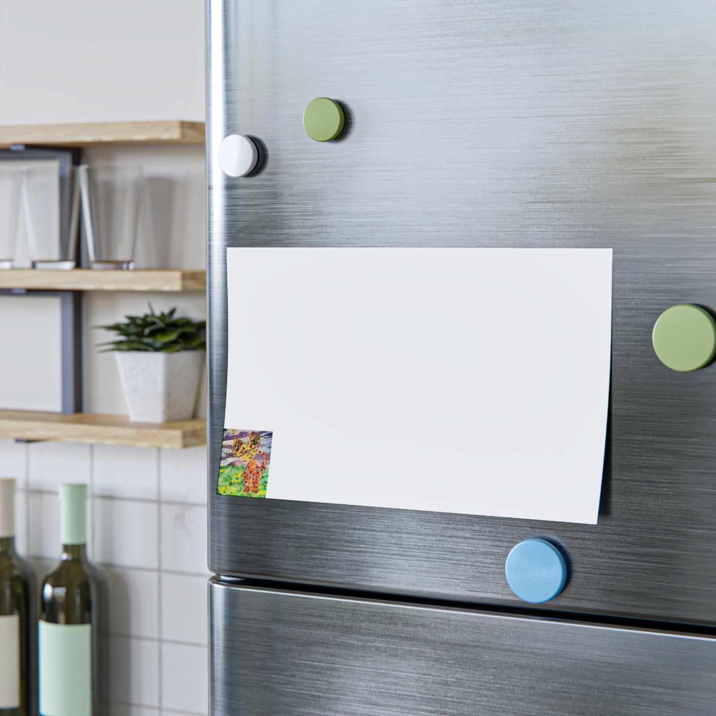 Abstract Cat Sticky Notes