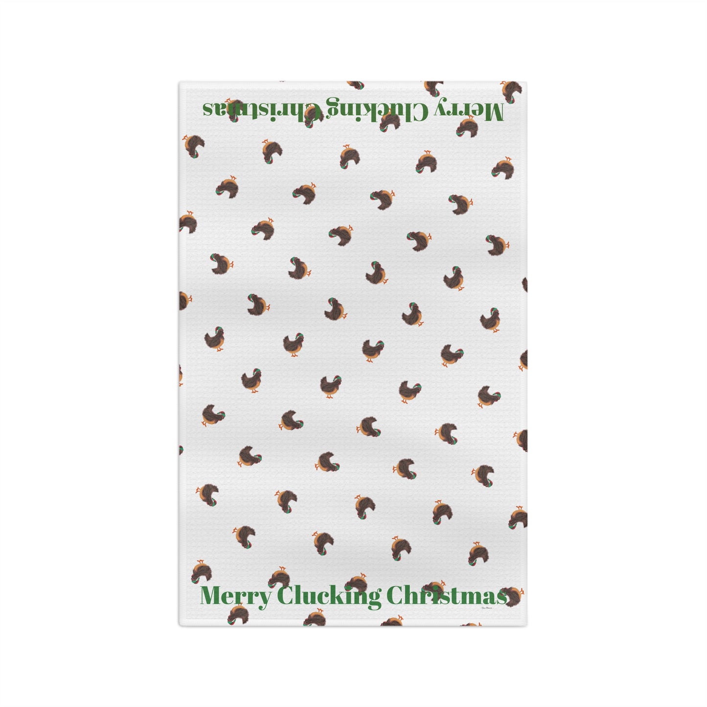 Holiday Chicken Tea Towel