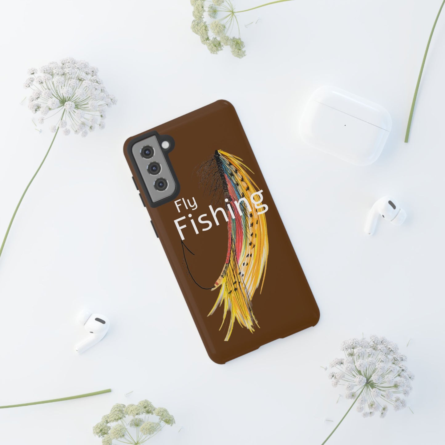 Fly Fishing Artsy Lure Tough Phone Cases