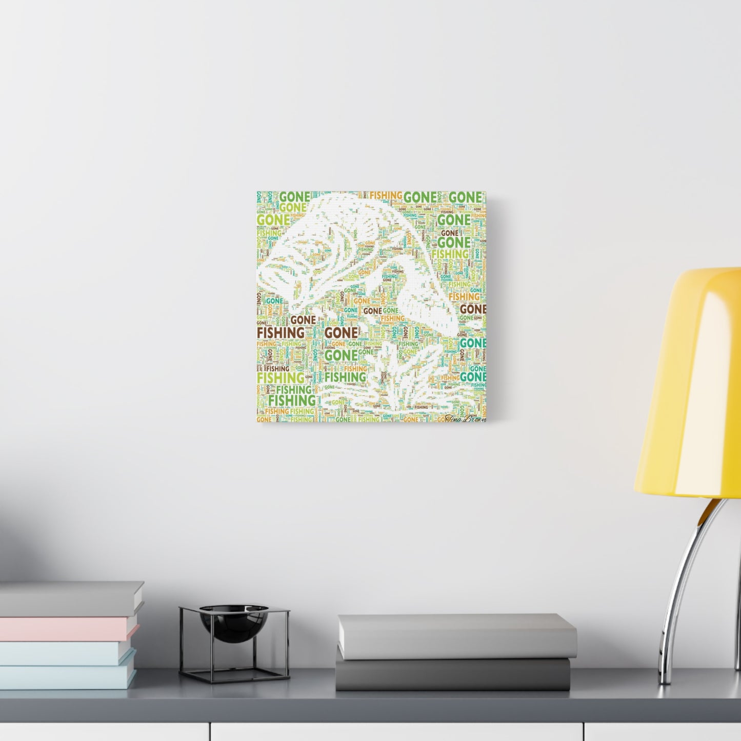 Bass Fishing Art Print Canvas