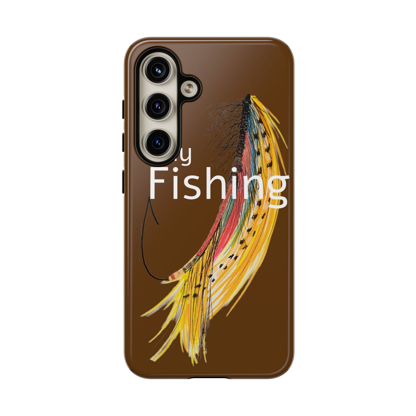 Fly Fishing Artsy Lure Tough Phone Cases