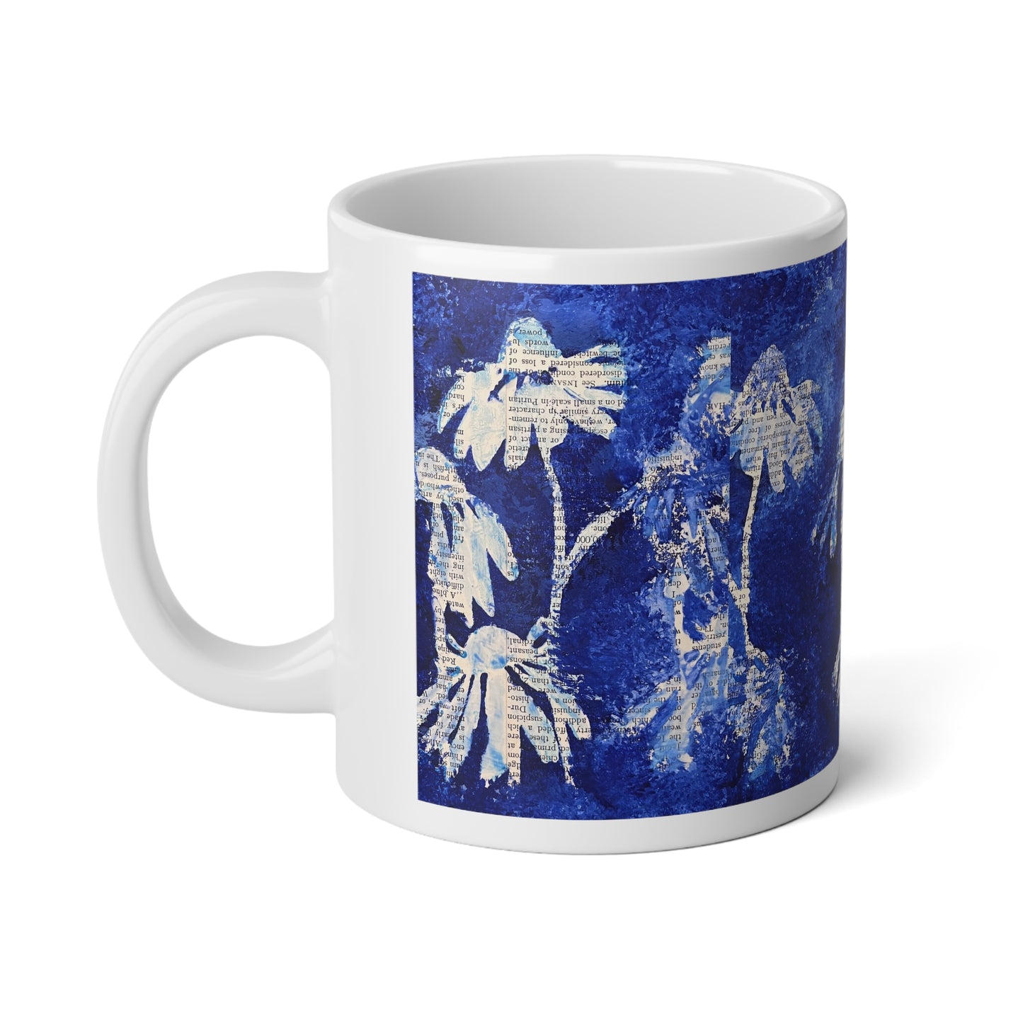 Blue Daisy Mug 20oz