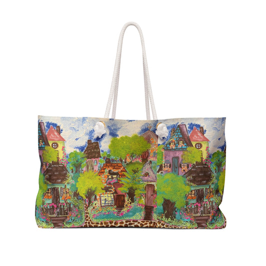 The Neighborhood Artsy Weekender Bag