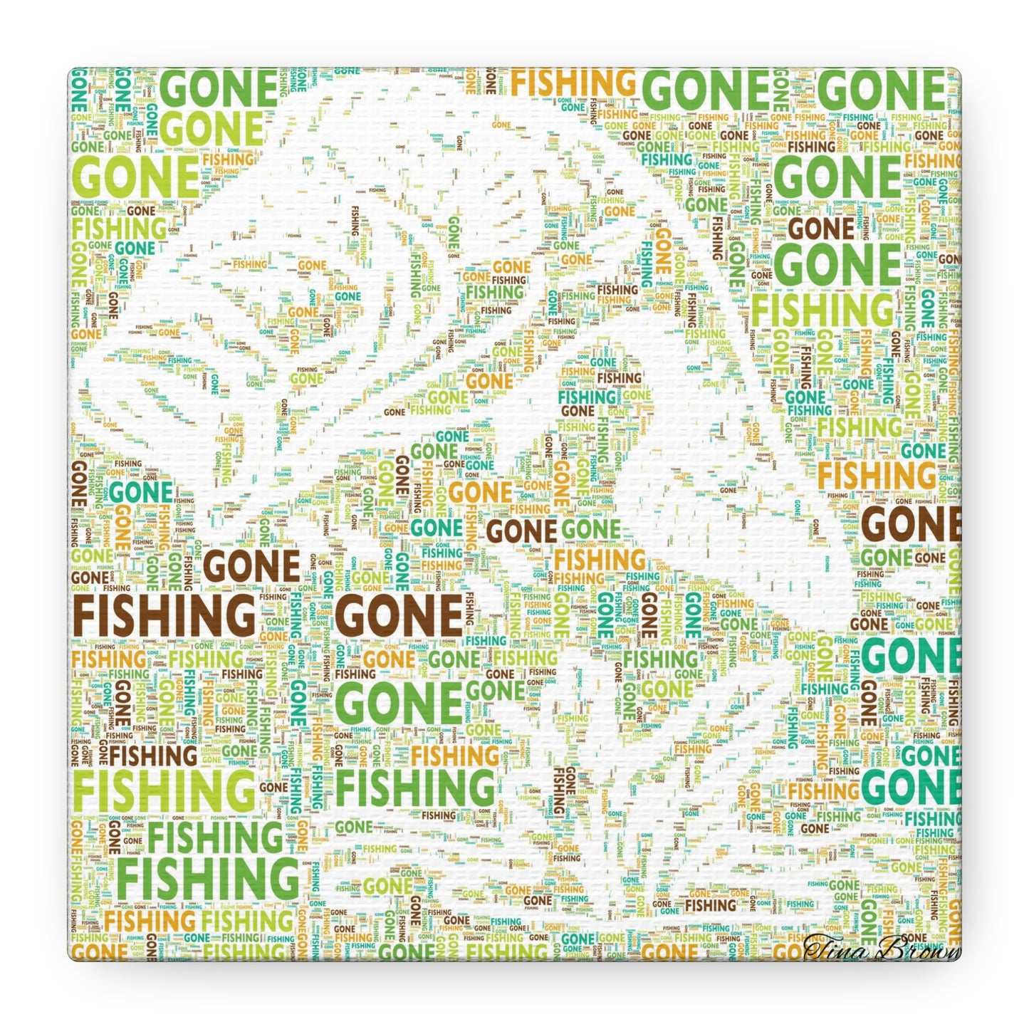 Bass Fishing Art Print Canvas