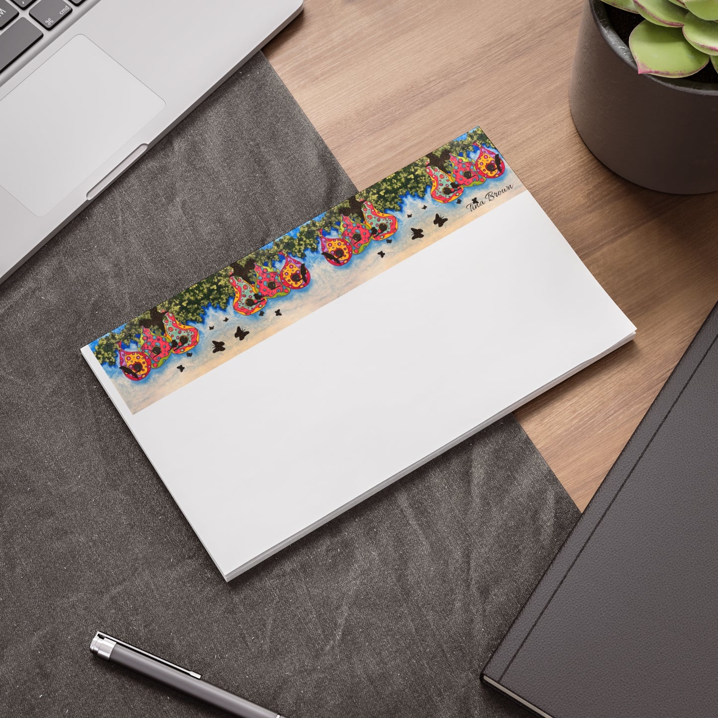 Birdhouse & Butterflies Sticky Notes