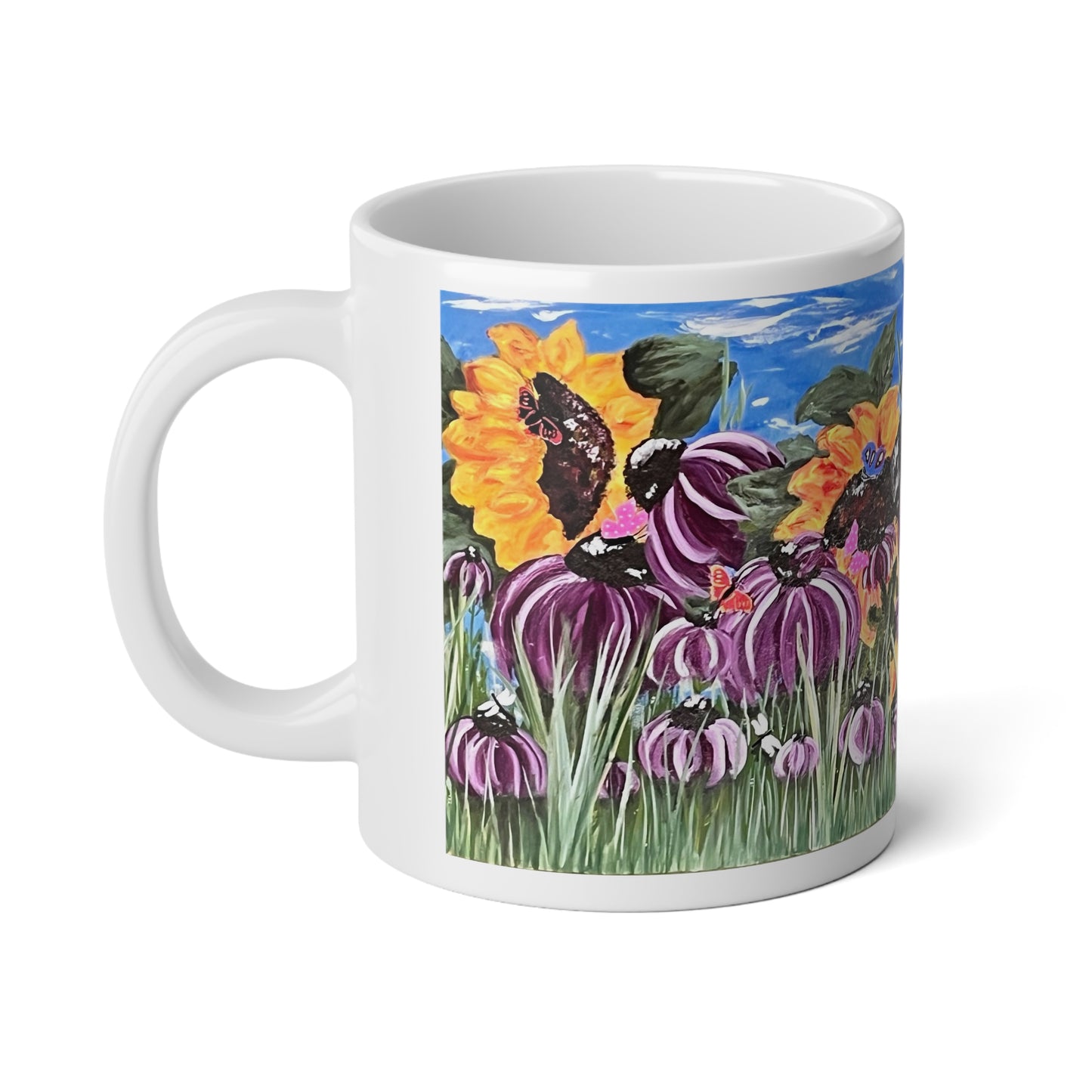 Sunflower Jumbo Mug, 20oz