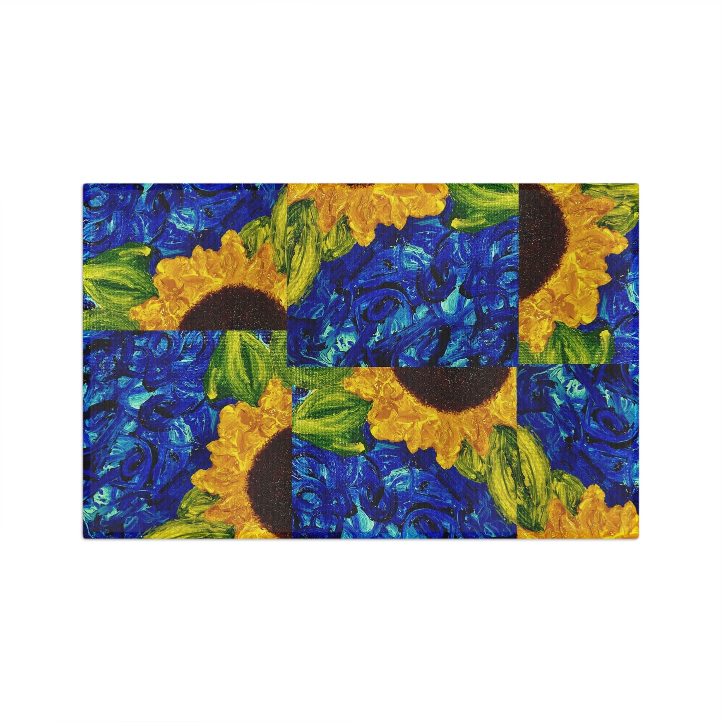 Vibrant Sunflower Microfiber Tea Towel, Kitchen Decor, Gift for Garden Lovers, Unique Housewarming Gift, Perfect for Spring Cooking