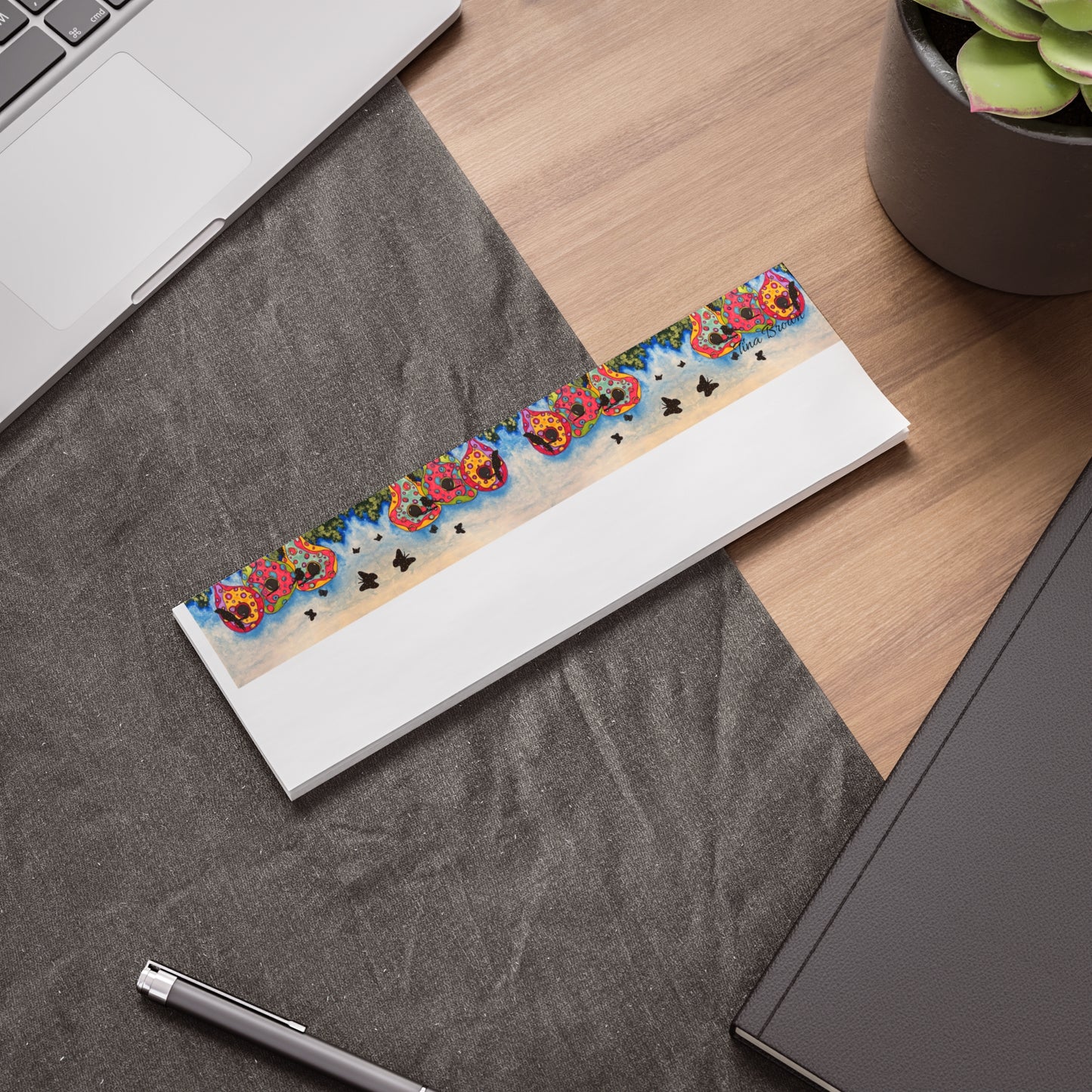 Birdhouse & Butterflies Sticky Notes