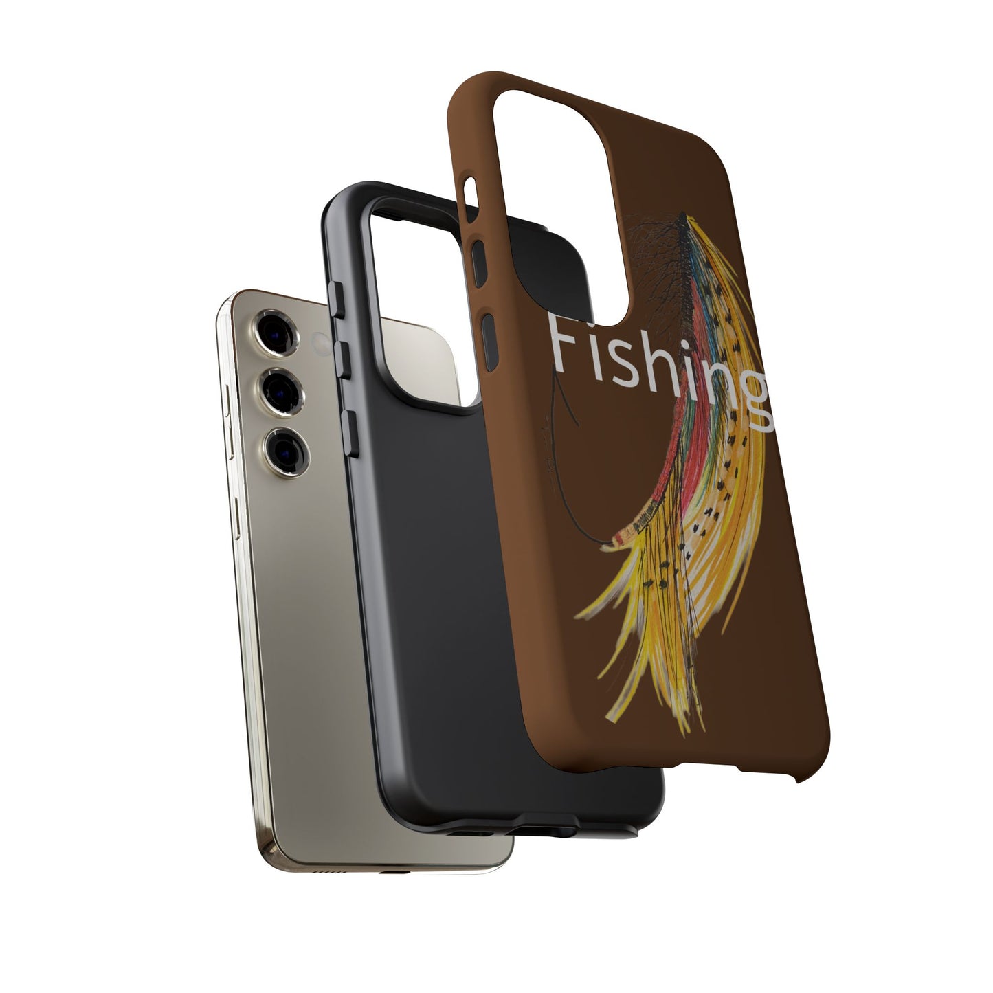Fly Fishing Artsy Lure Tough Phone Cases