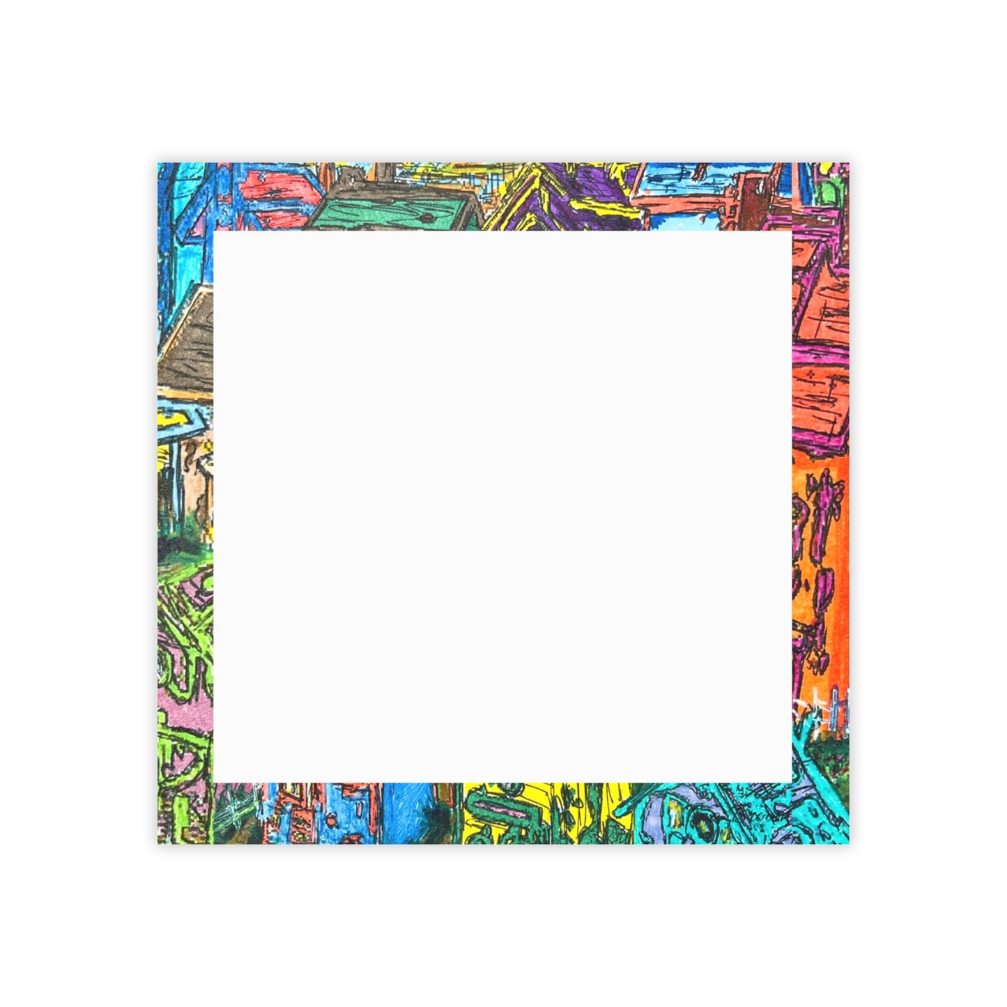 The Village Post-it® Note Pads -Artistic Posted Notes