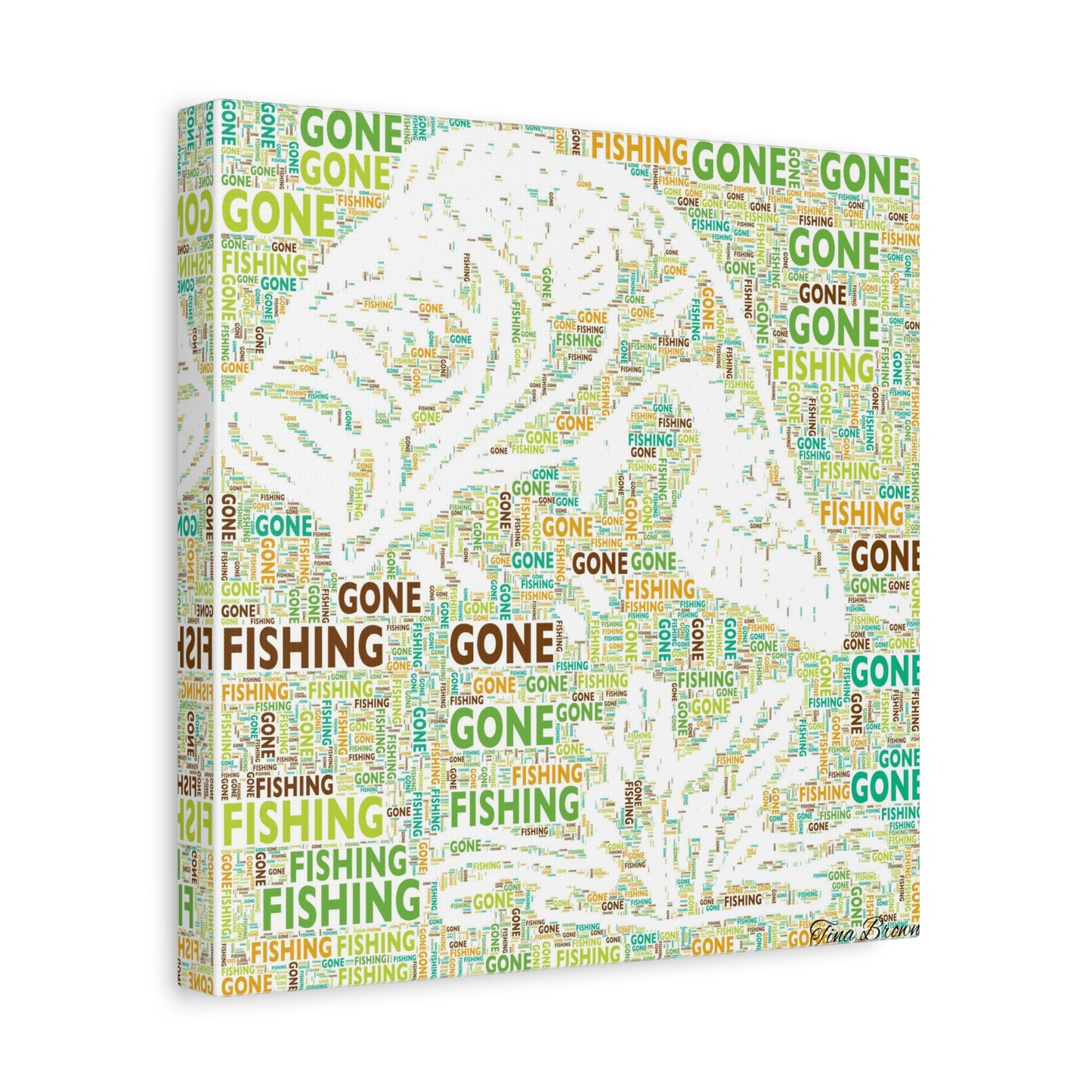 Bass Fishing Art Print Canvas
