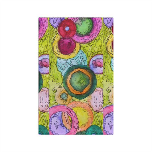 Colorful Abstract Tea Towel