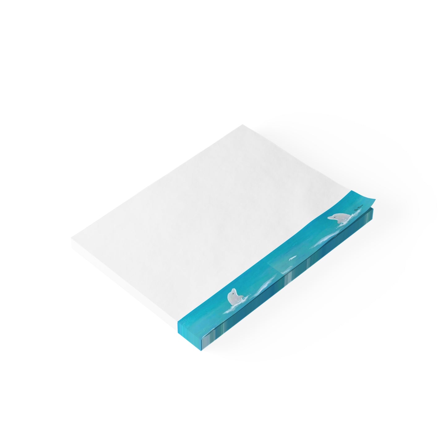 Ocean Dolphin Post-it® Note Pads - Perfect for Coastal Lovers