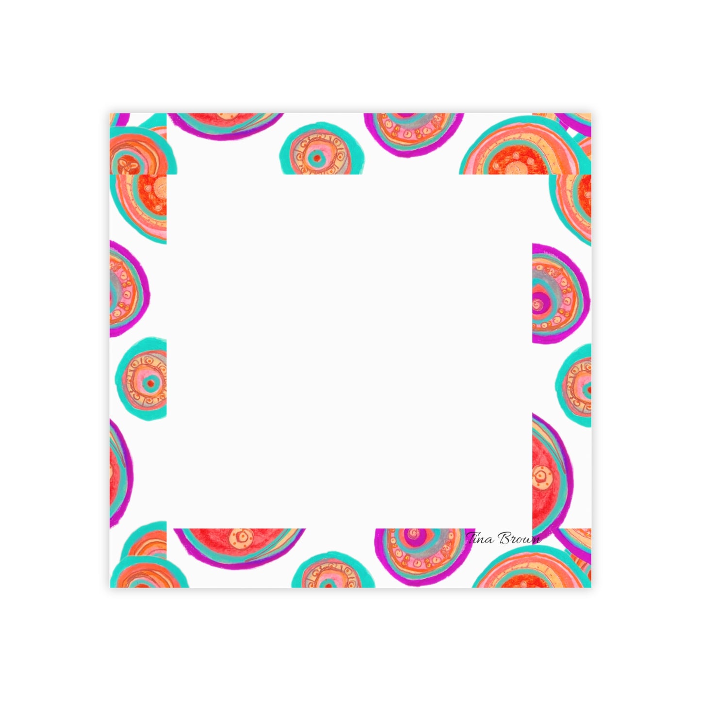 Colorful Circles Sticky Notes