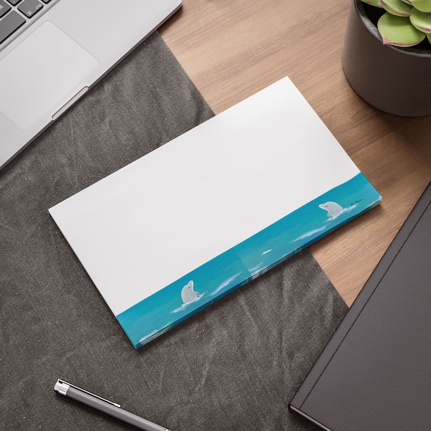 Ocean Dolphin Post-it® Note Pads - Perfect for Coastal Lovers
