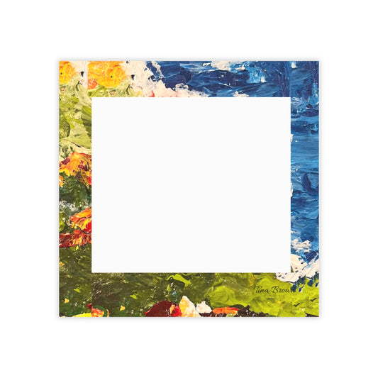 Ocean Cliffs Post-it® Note Pads - Vibrant Colorful Ocean Design