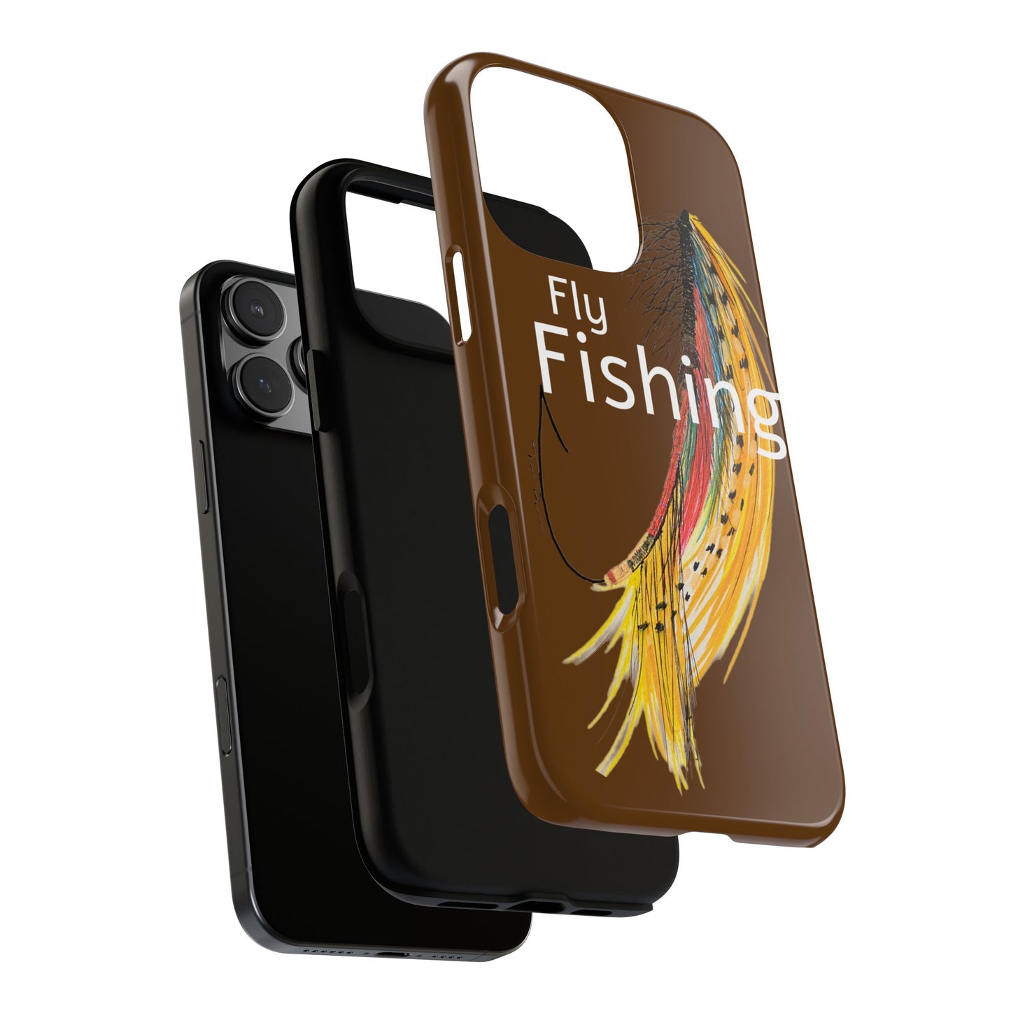 Fly Fishing Artsy Lure Tough Phone Cases