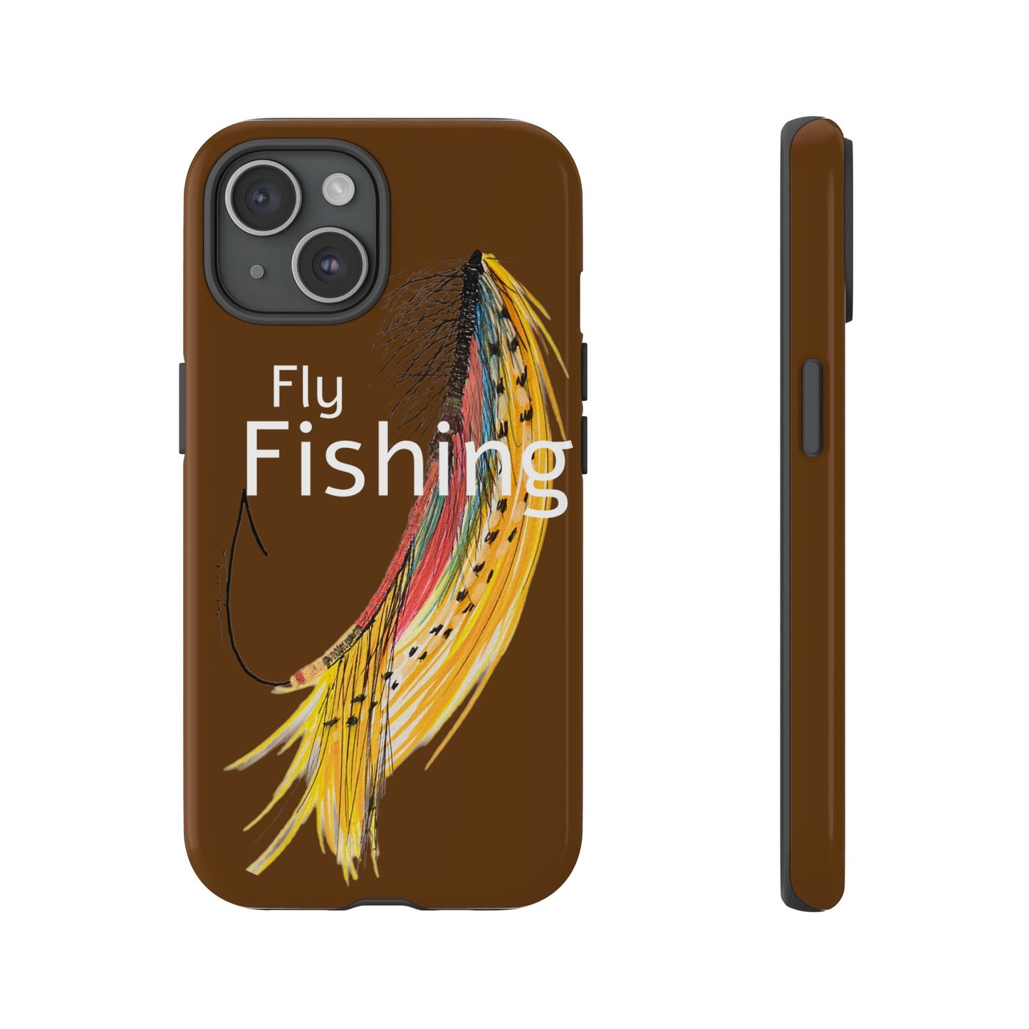 Fly Fishing Artsy Lure Tough Phone Cases