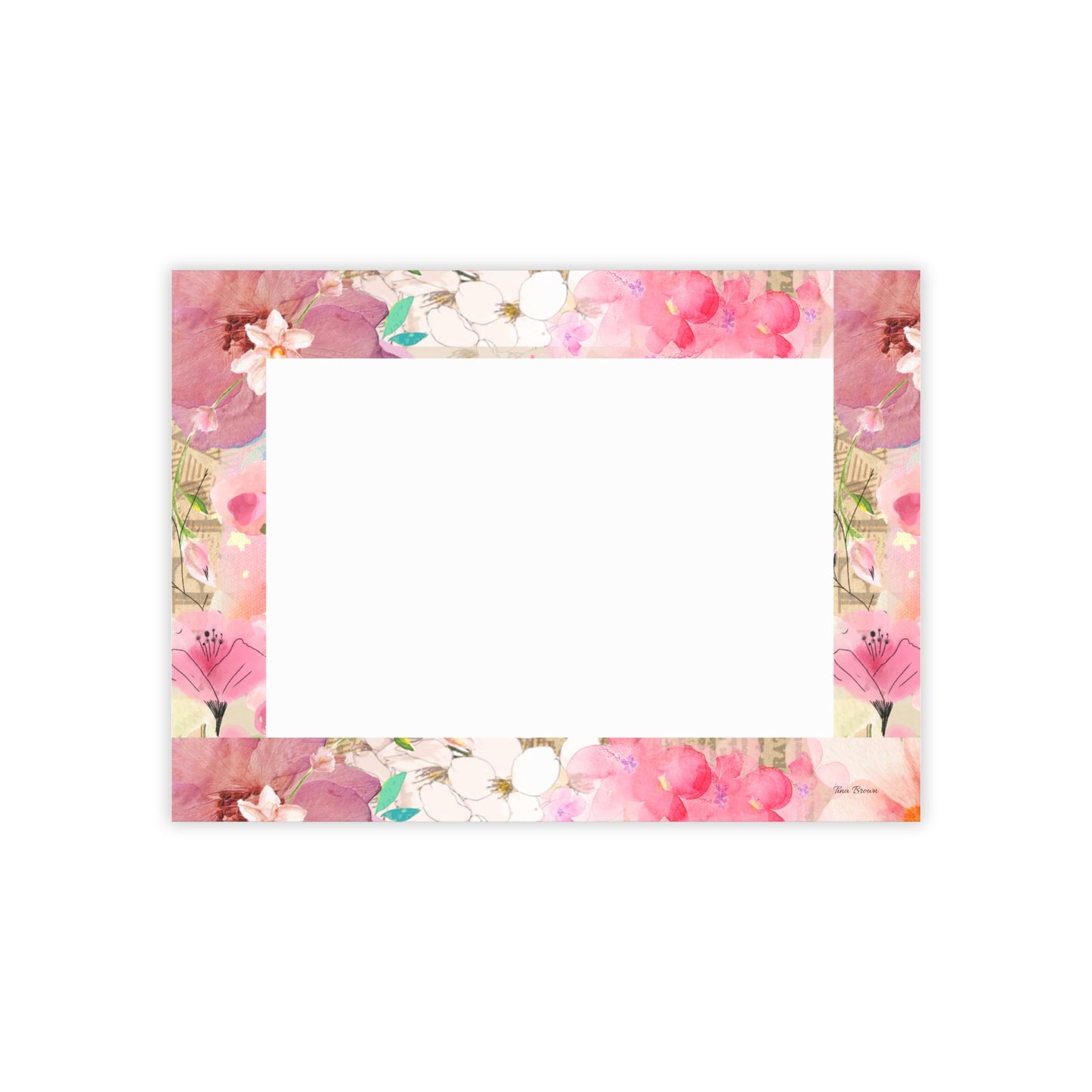 Pink Floral Post-it® Note Pads - Colorful Sticky Notepads for Home & Office