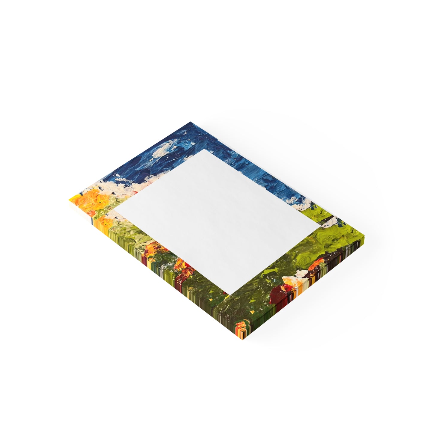 Ocean Cliffs Post-it® Note Pads - Vibrant Colorful Ocean Design