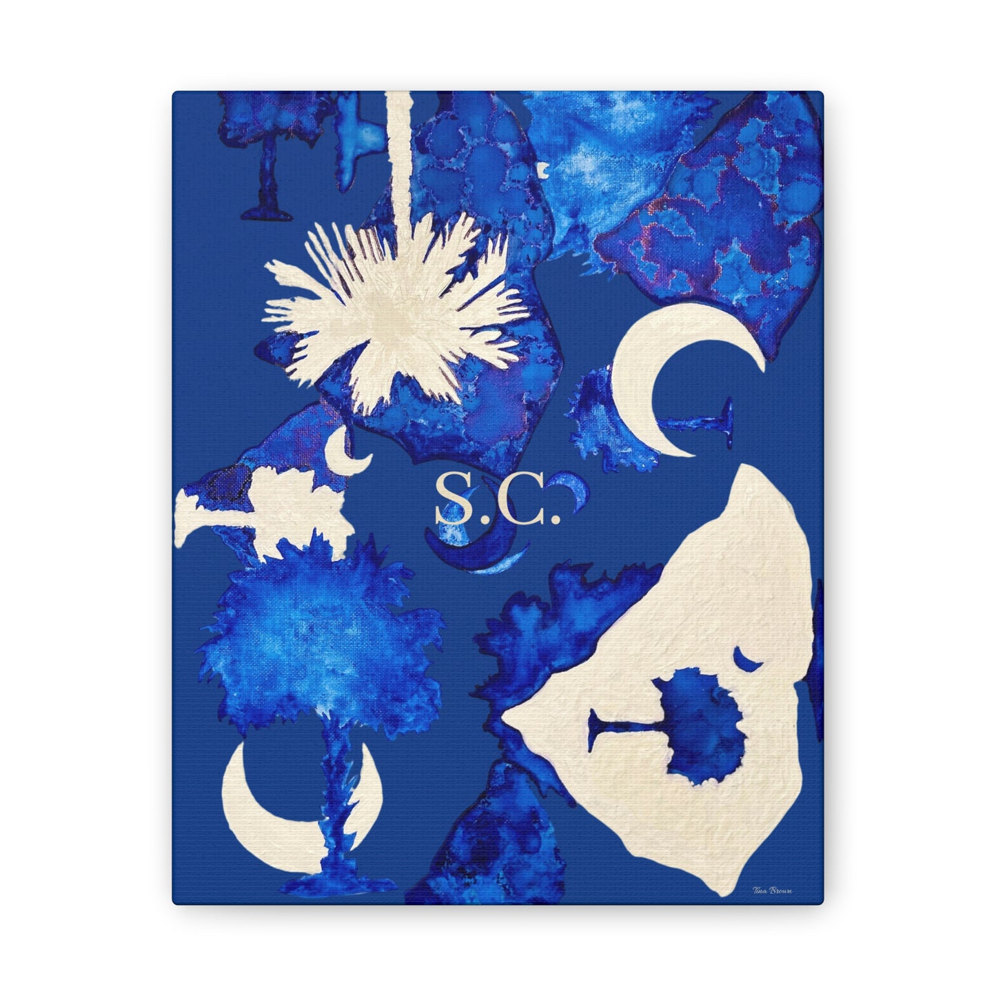 South Carolina Canvas Art Print