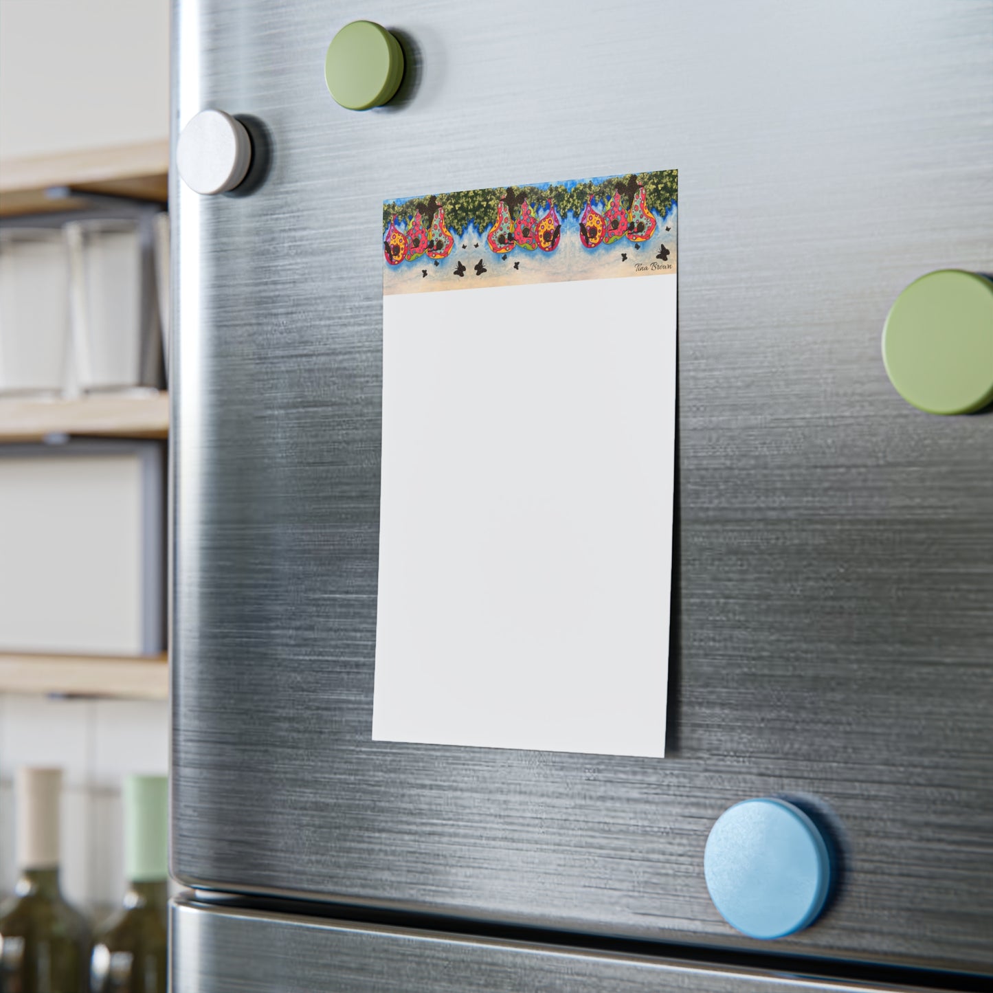 Birdhouse & Butterflies Sticky Notes