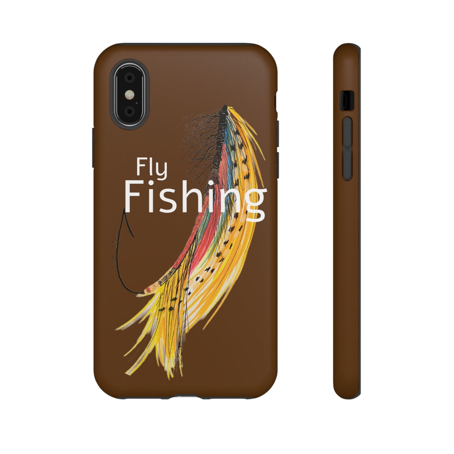 Fly Fishing Artsy Lure Tough Phone Cases