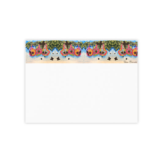 Birdhouse & Butterflies Sticky Notes