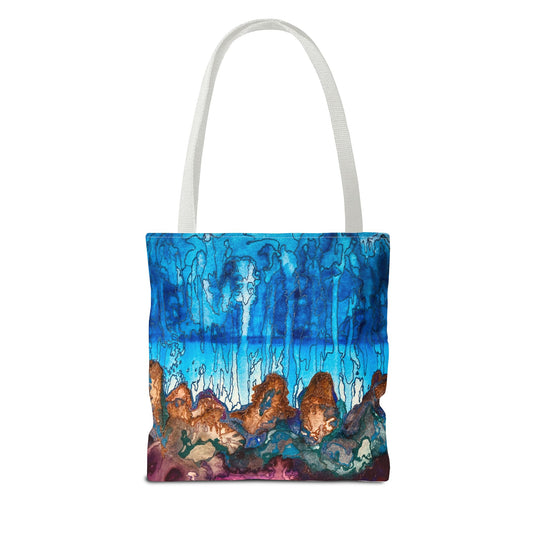Mountain Rain Artsy Tote Bag