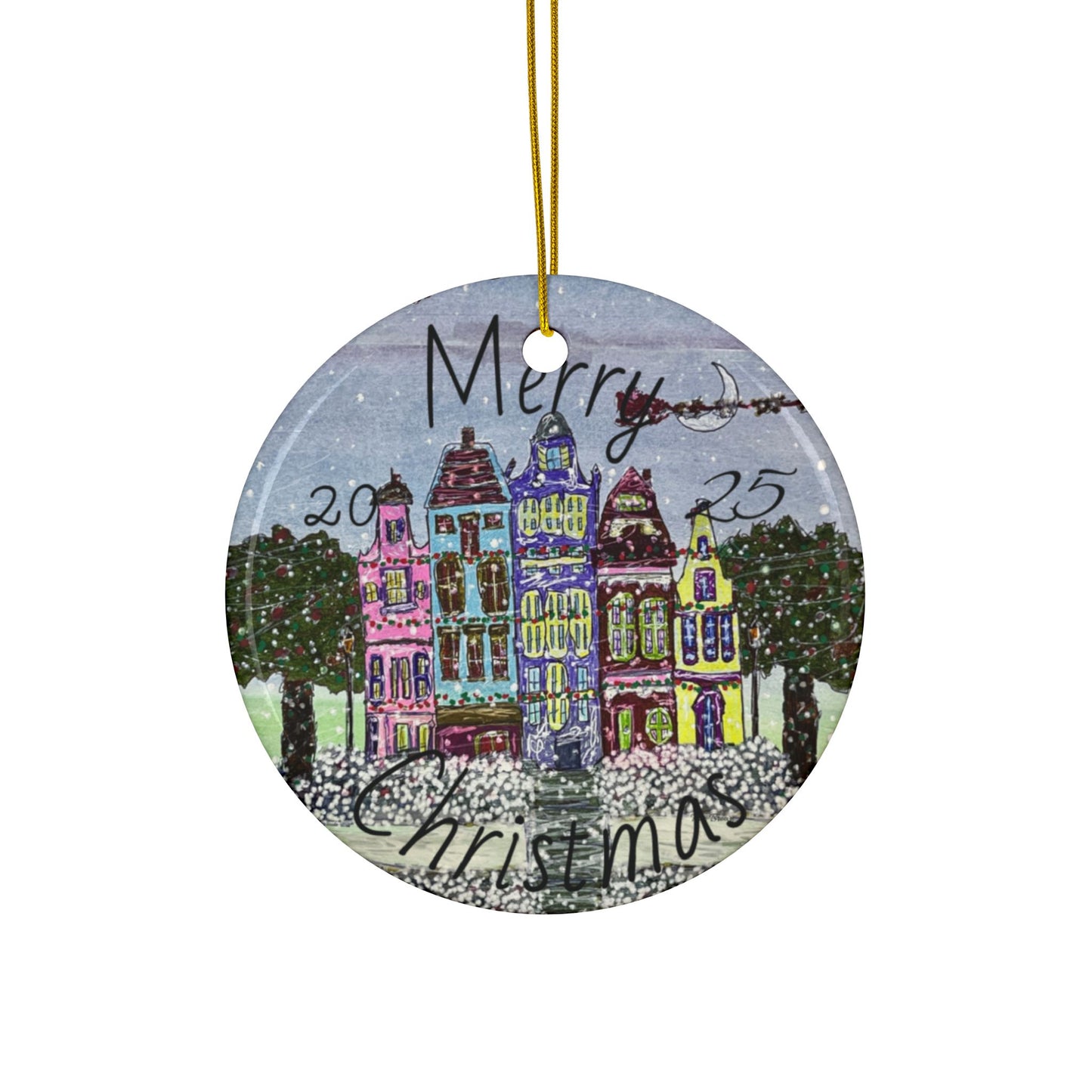 Decorative Ceramic Ornaments - Holiday Keepsakes, 2025 Collectable