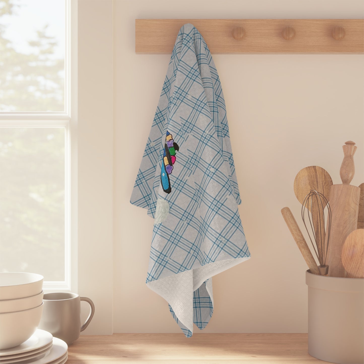 Whimsical Snowman Microfiber Tea Towel - Kitchen Decor, Seasonal Gift, Christmas Cooking, Holiday Tableware, Festive Home
