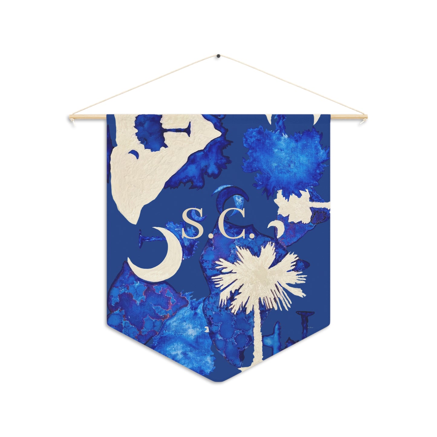 Love of South Carolina Wall Hanging- Banner- South Carolina Artist Tina Brown