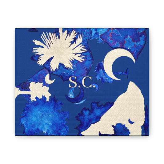 South Carolina Canvas Art Print