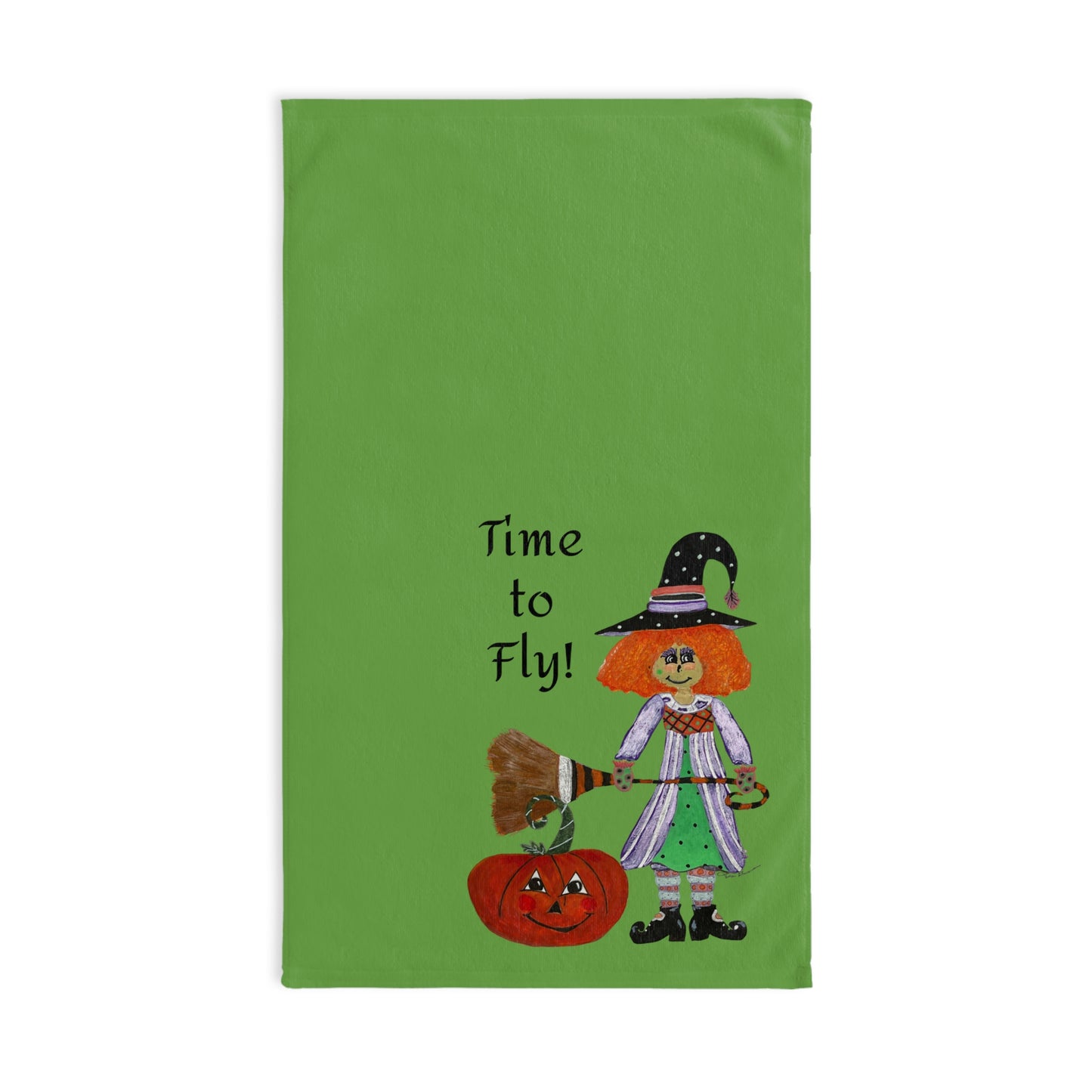 Whimsical Halloween Hand Towel - Fall Decor, Kitchen Towel,