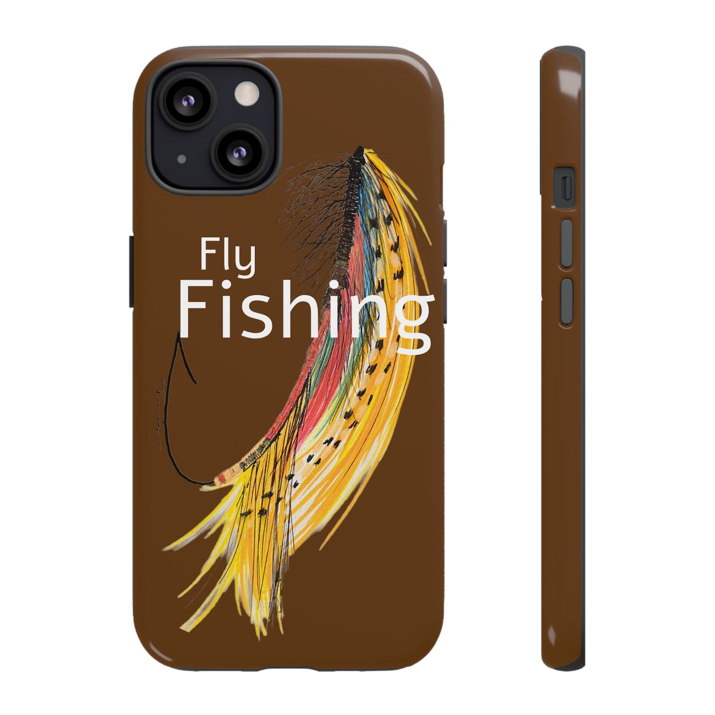 Fly Fishing Artsy Lure Tough Phone Cases