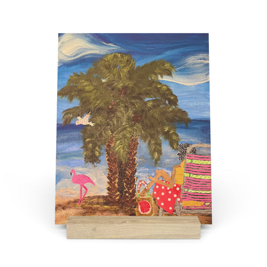 Day at the Beach Print Stand - Beach Vibes Home Decor