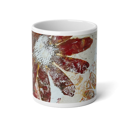 Sunflower Artsy Jumbo Mug, 20oz