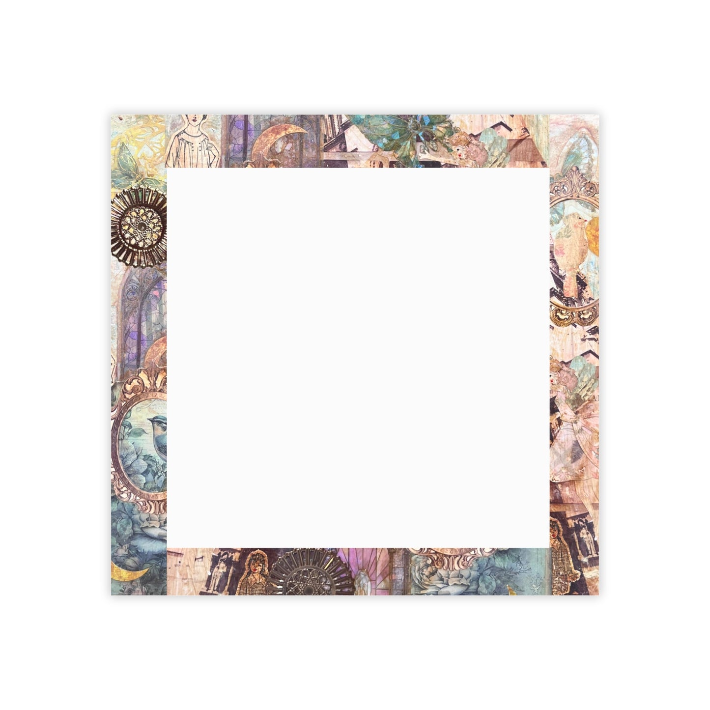 Victorian Purple Post-it® Note Pads with Vintage Design -