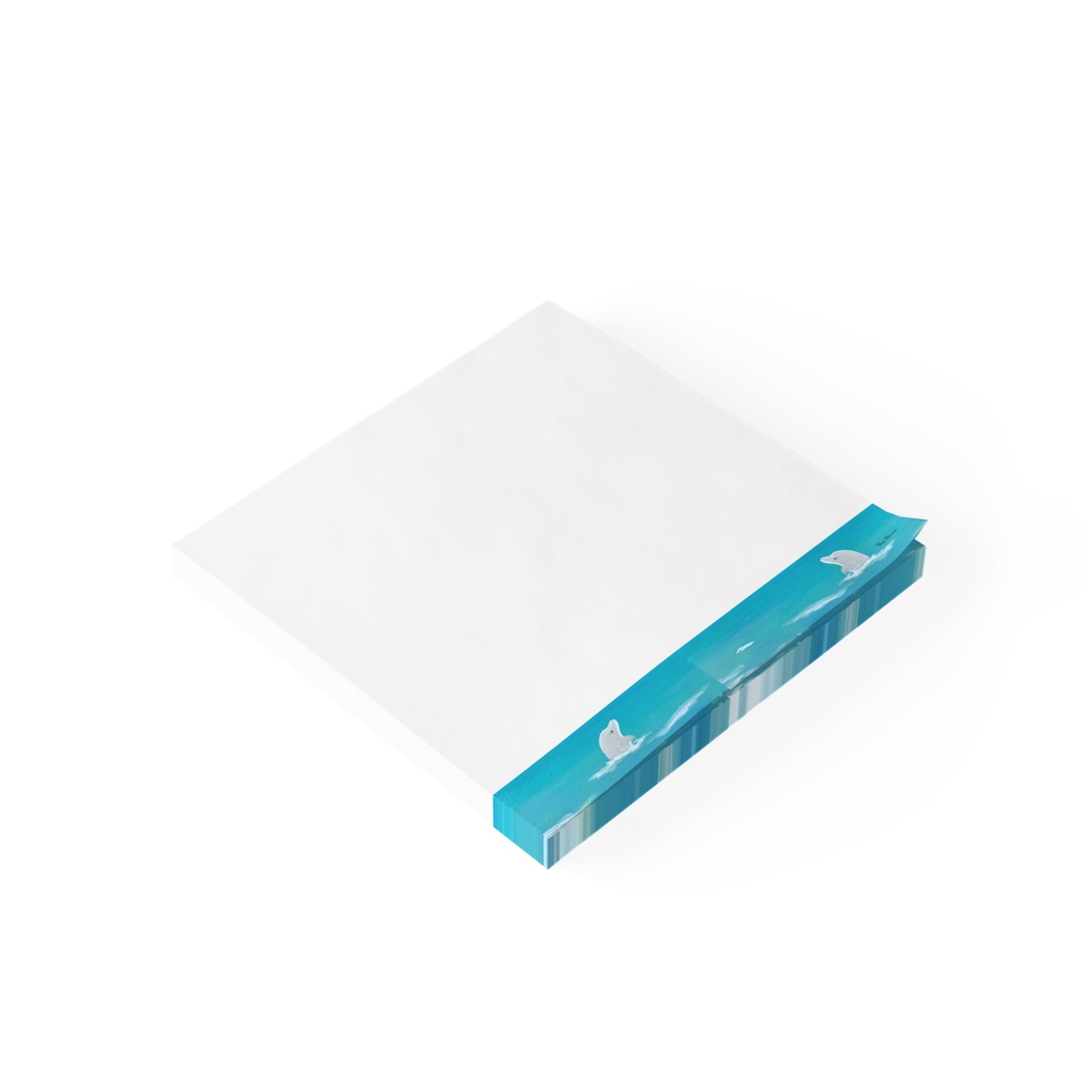 Ocean Dolphin Post-it® Note Pads - Perfect for Coastal Lovers