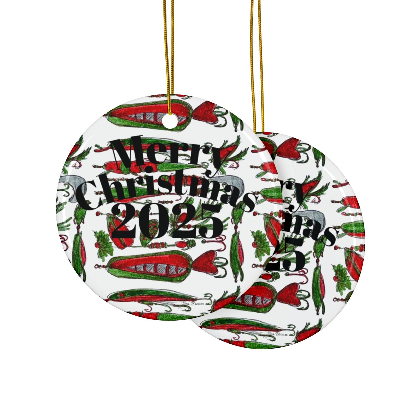 Fishing Lure Christmas Ornament