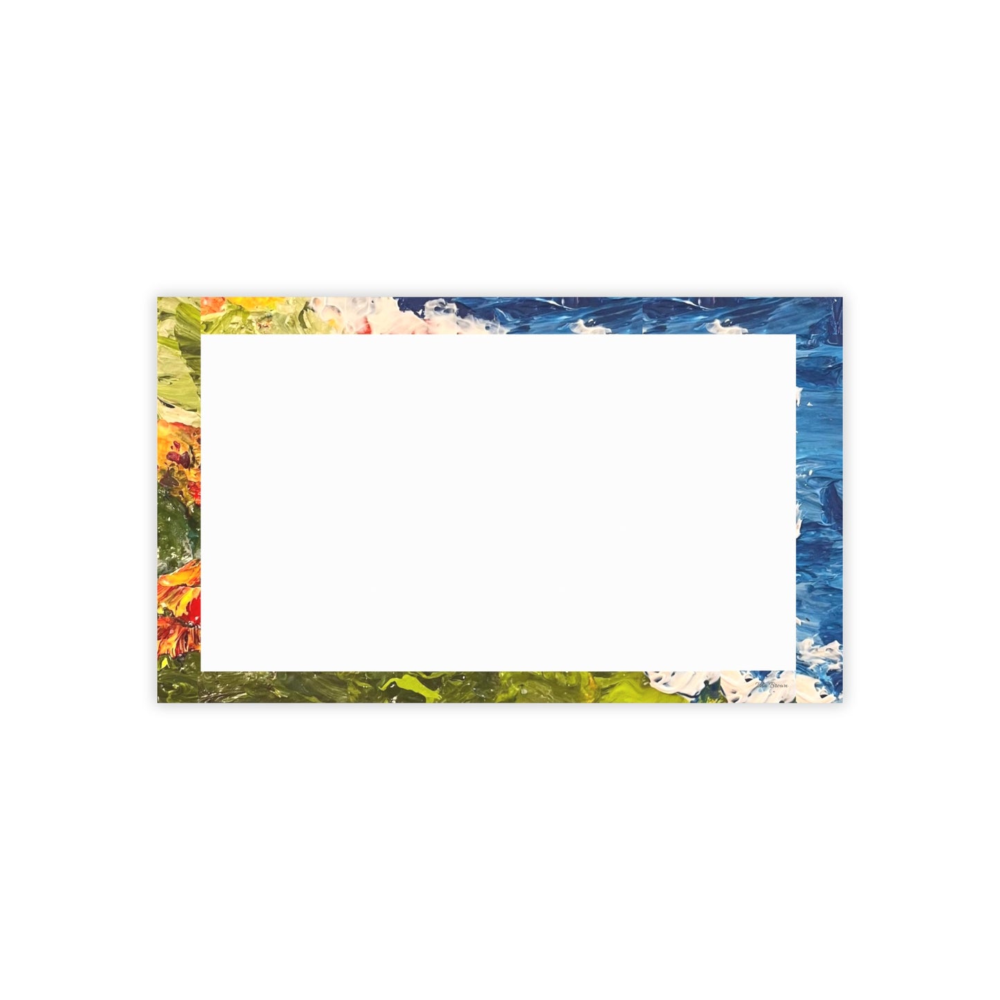 Ocean Cliffs Post-it® Note Pads - Vibrant Colorful Ocean Design