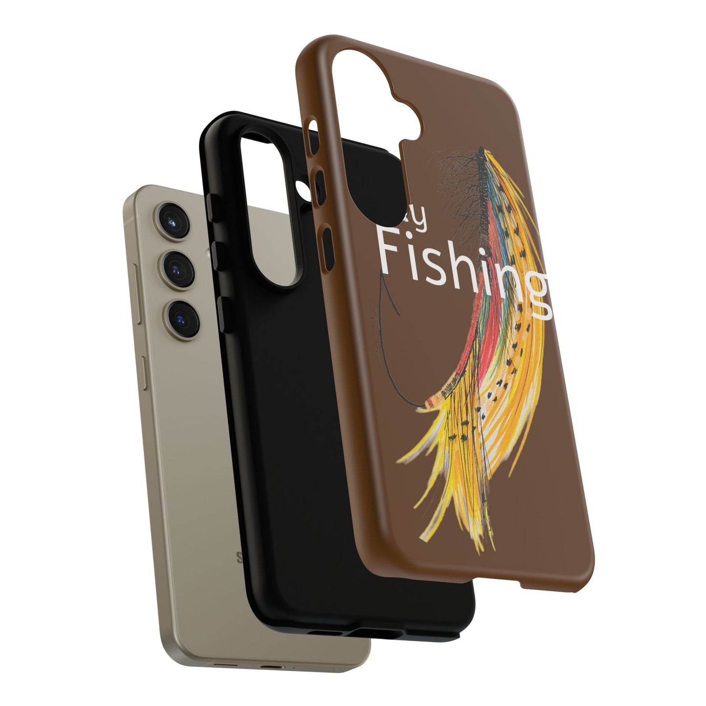 Fly Fishing Artsy Lure Tough Phone Cases
