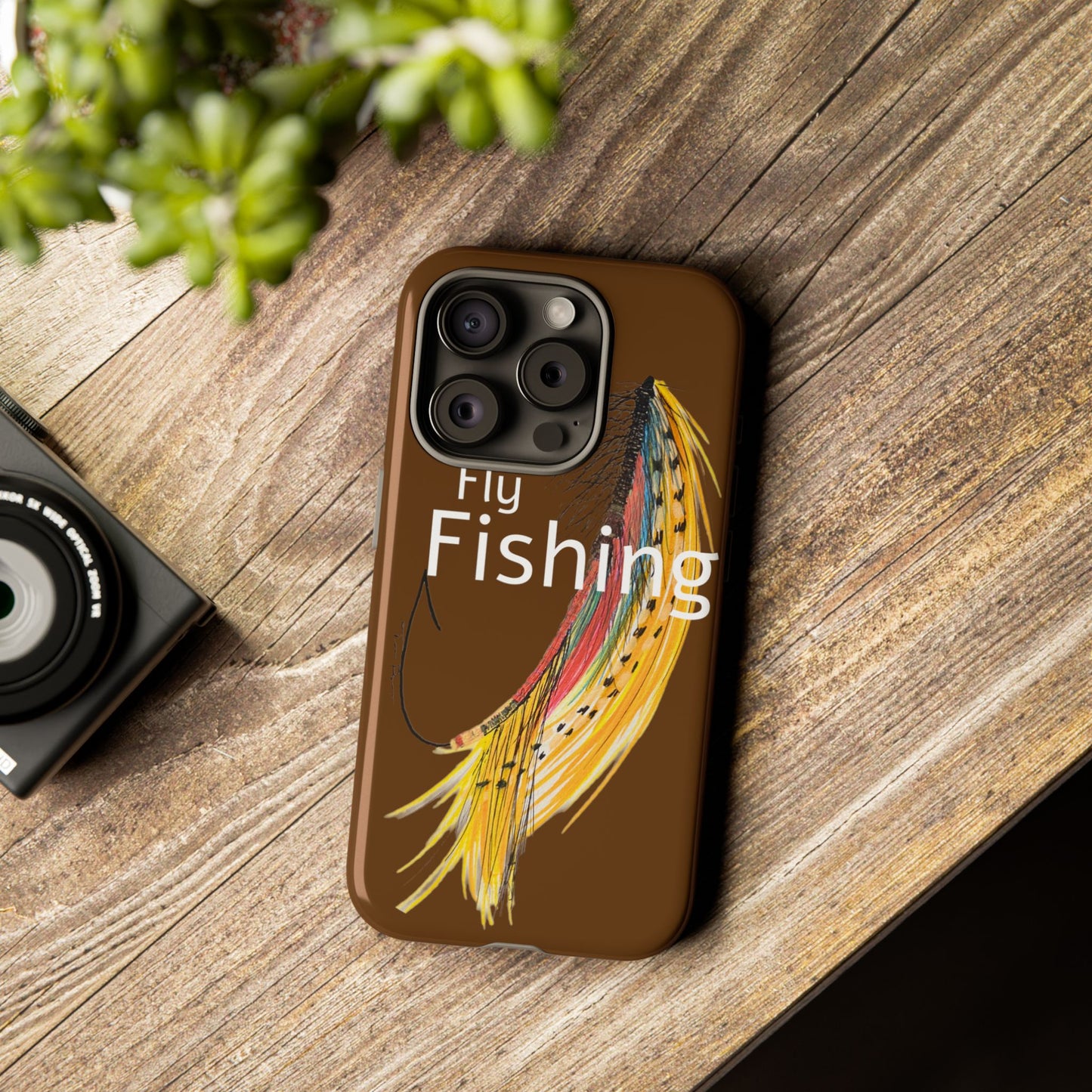 Fly Fishing Artsy Lure Tough Phone Cases