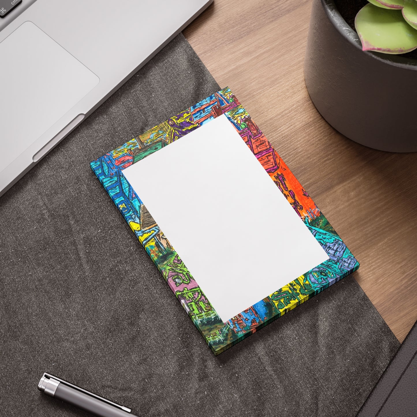 The Village Post-it® Note Pads -Artistic Posted Notes