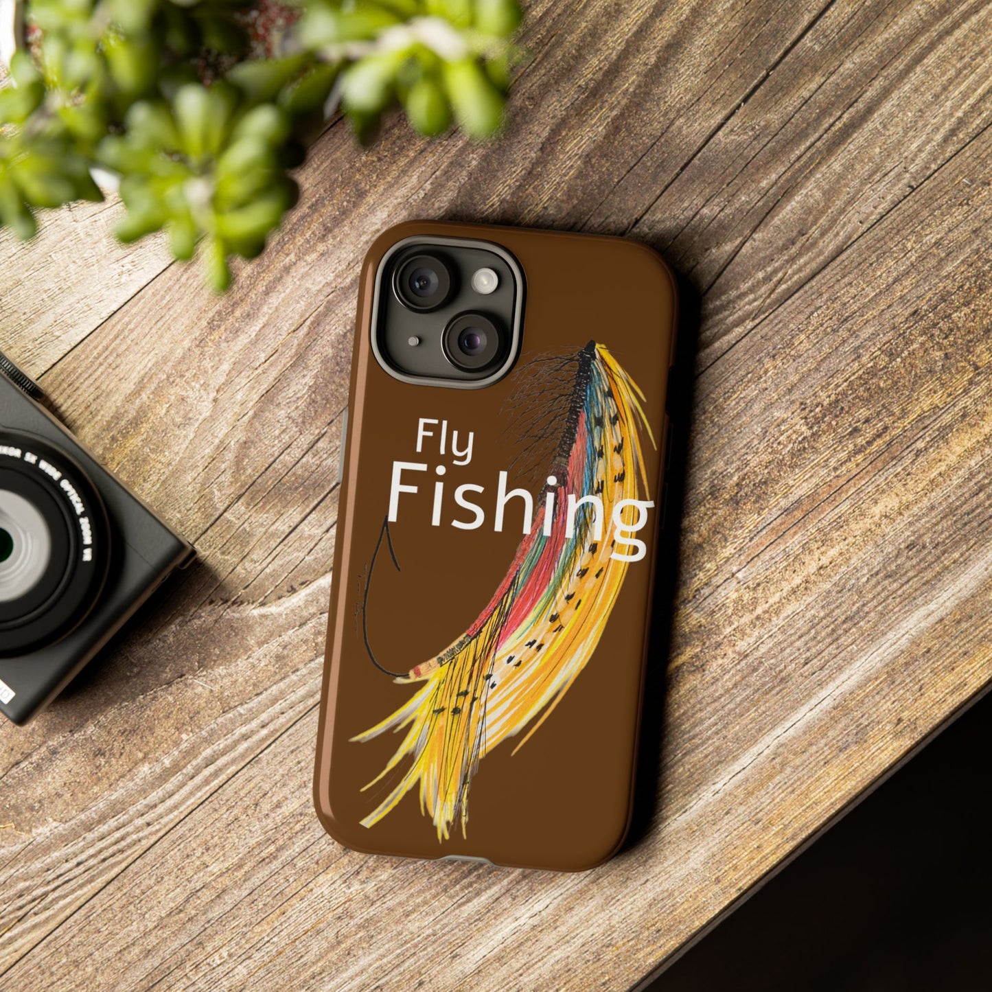 Fly Fishing Artsy Lure Tough Phone Cases