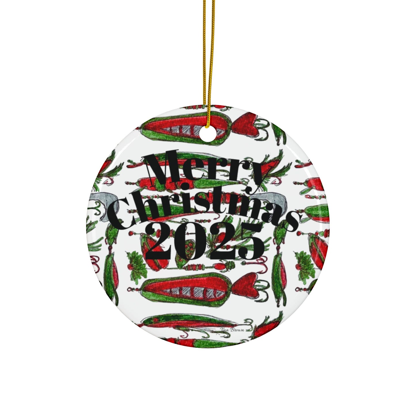 Fishing Lure Christmas Ornament