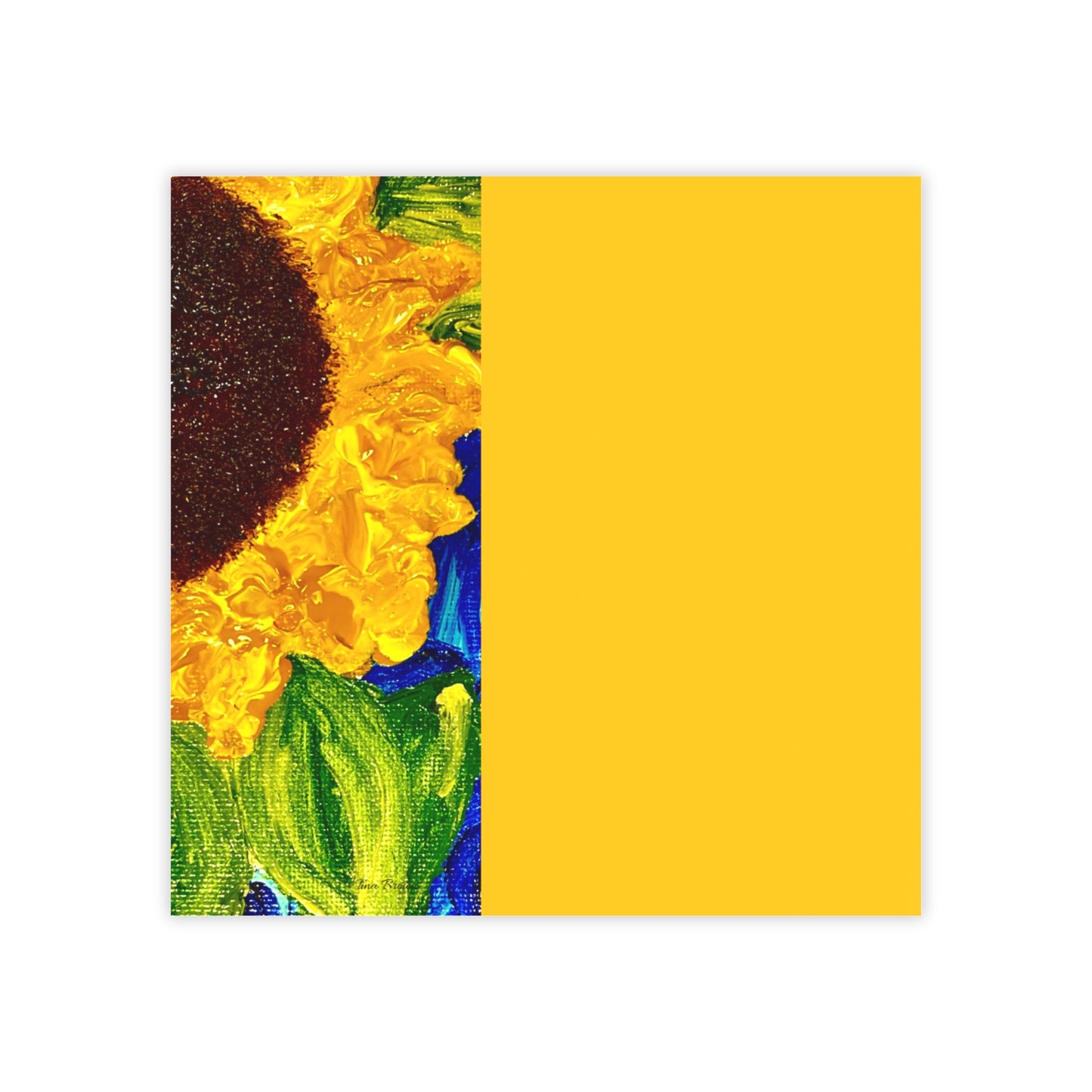 Sunflower Post-it® Note Pads, Sticky Notes for Home, Office Decor, Gift for Teachers, Planner Supplies, Bright Yellow Memo Pads