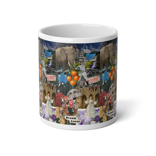 Dream Lover Artsy Jumbo Mug, 20oz