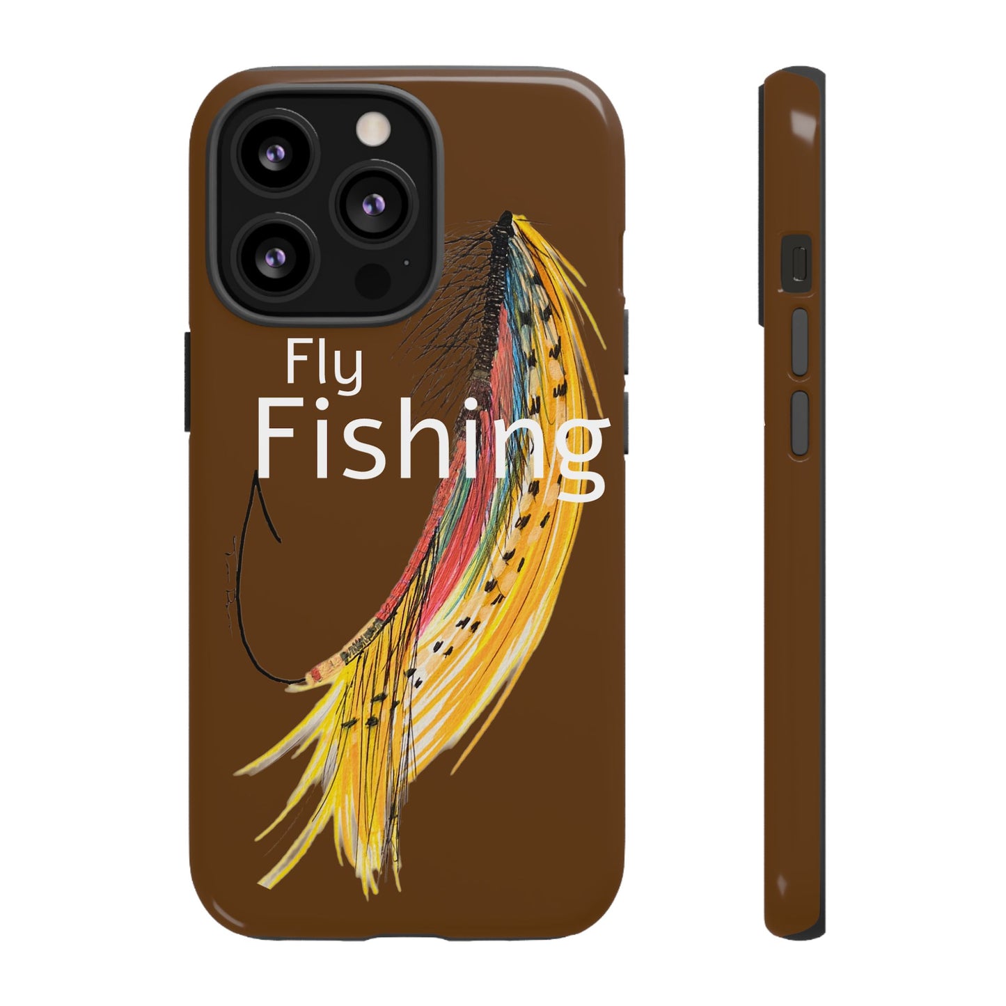 Fly Fishing Artsy Lure Tough Phone Cases