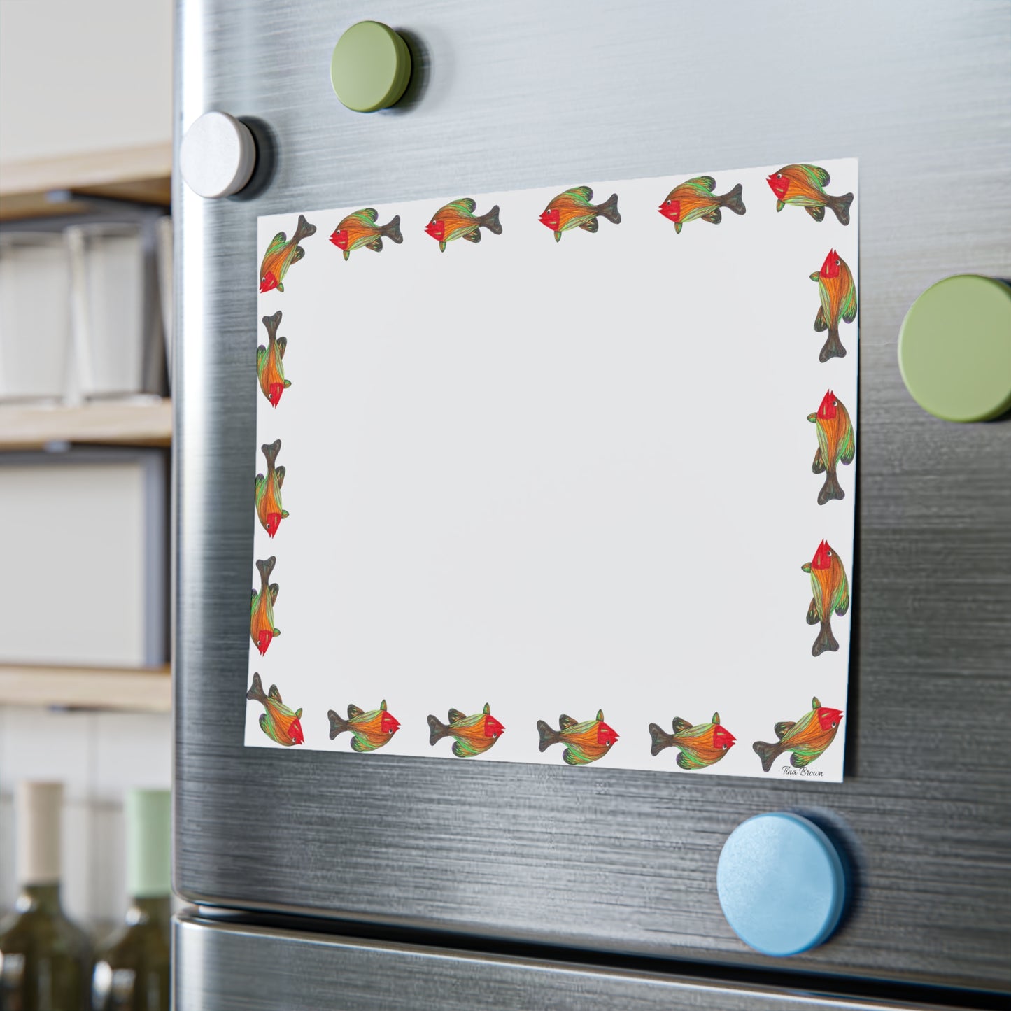 Colorful Fish-Themed Post-it® Note Pads - Perfect for Home or Office